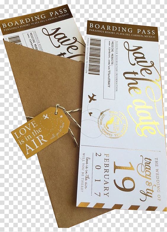 Wedding invitation Boarding pass Save the date Travel, Travel transparent background PNG clipart