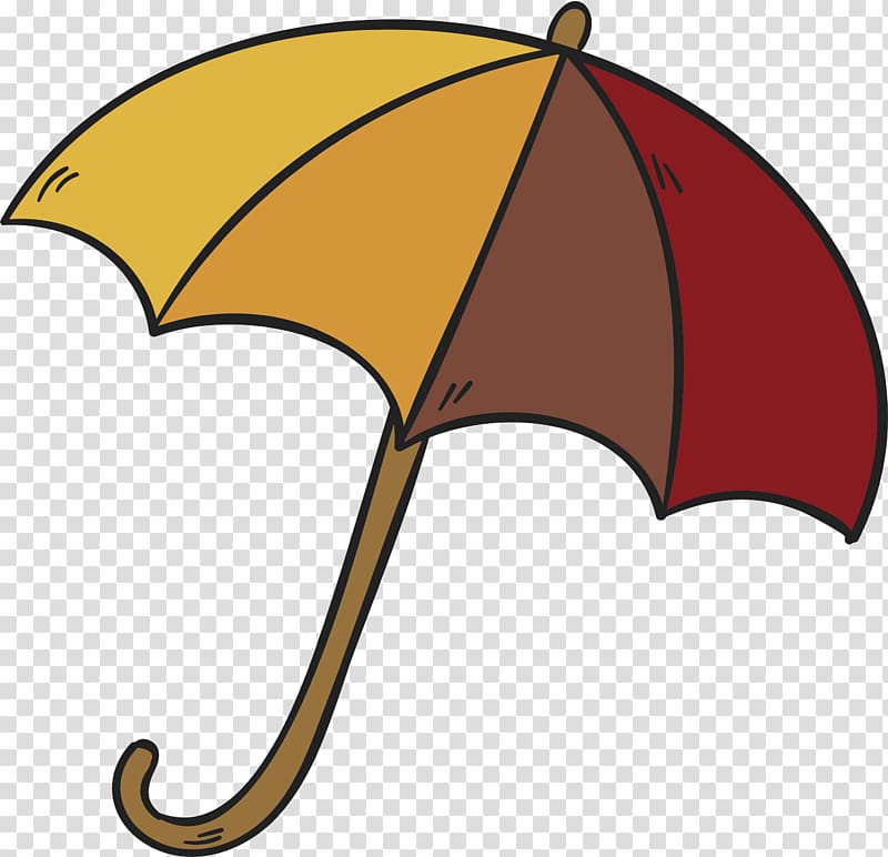 Umbrella , Hand drawn striped umbrella transparent background PNG clipart