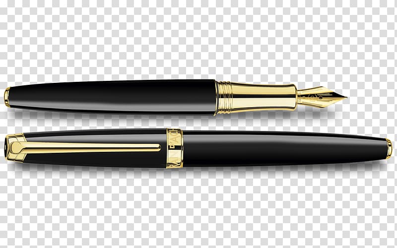 Ballpoint pen Paper Fountain pen Pens Caran d\'Ache, elegant ink transparent background PNG clipart