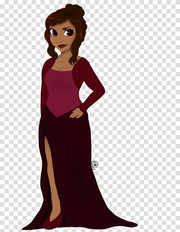 Gown Shoulder Character Beauty.m, solitary transparent background PNG clipart