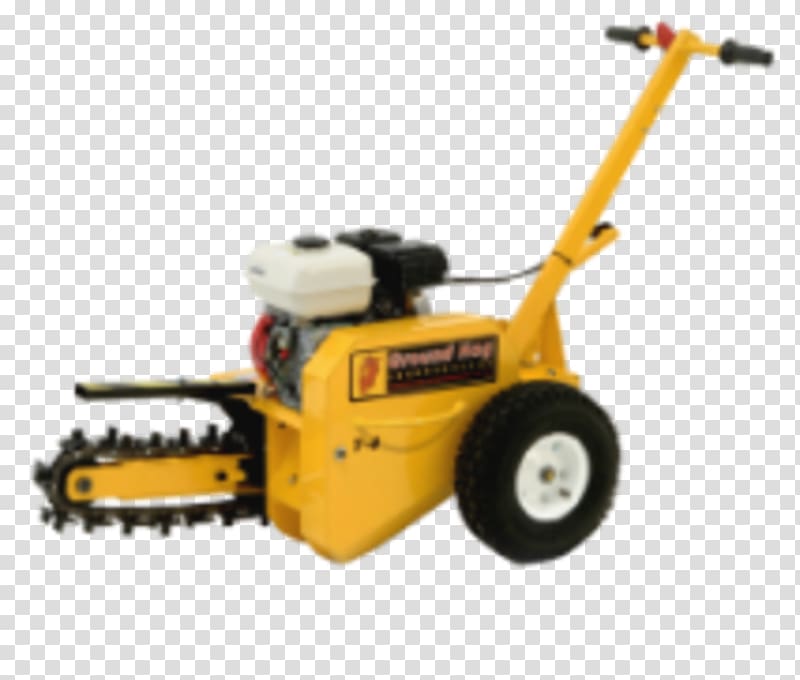 Trencher Heavy Machinery Excavator Irrigation, Towable Backhoe transparent background PNG clipart