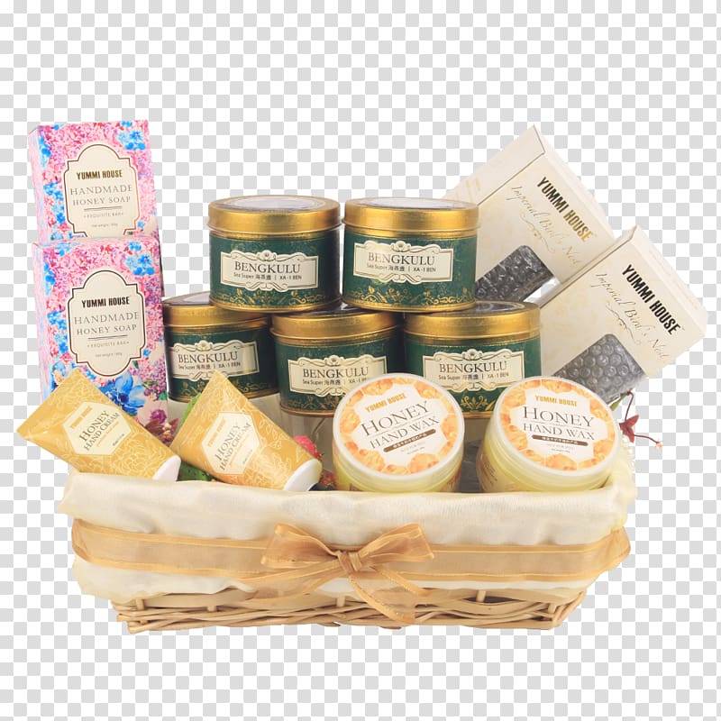 Food Gift Baskets Hamper Ingredient, Bees Gather Honey transparent background PNG clipart