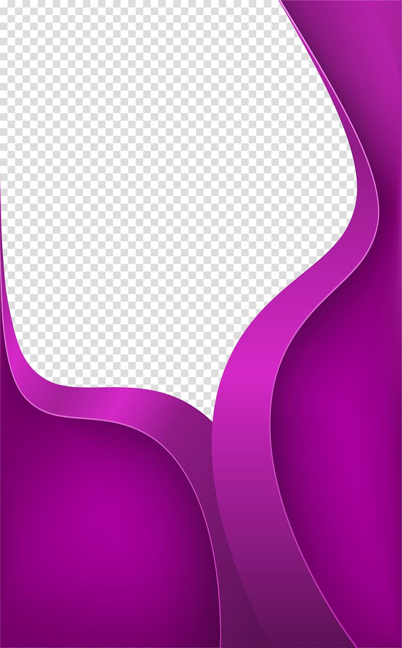 hand painted purple ribbons transparent background PNG clipart