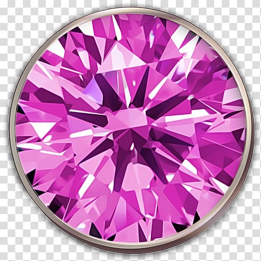 Lagu Bandhu Jewellery Diamond Birthstone Coin, diamond pink transparent background PNG clipart