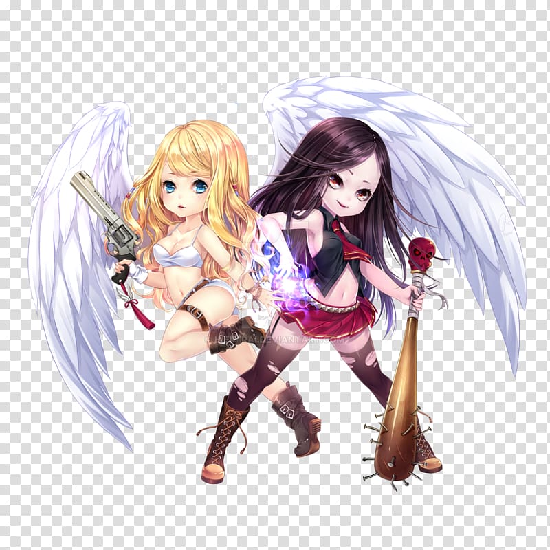 Angel Devil Demon Anime Drawing, angel transparent background PNG clipart