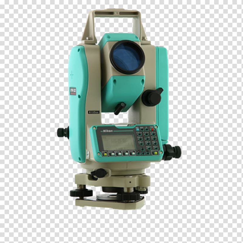 Total station Surveyor Nikon Theodolite Laser scanning, total station transparent background PNG clipart