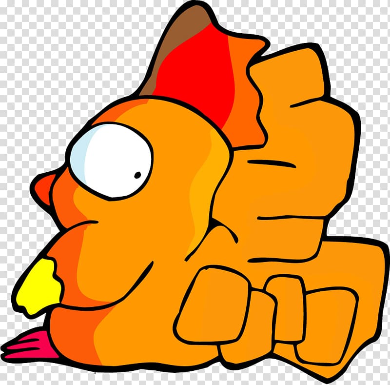 Chicken Cartoon , Funny Cartoon Chicken transparent background PNG clipart
