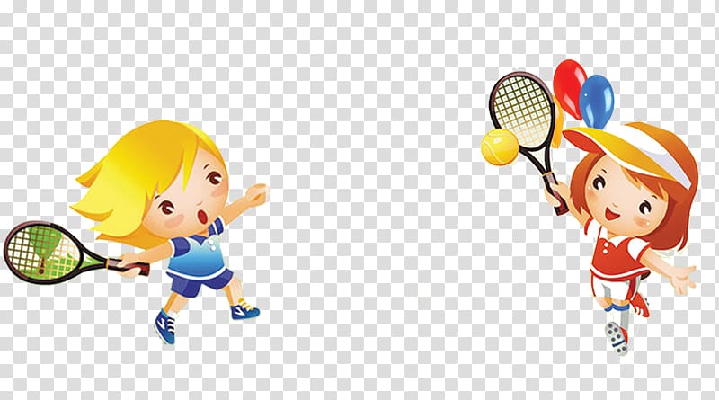 girl playing badminton , Child Badminton Tennis, Cartoon kids playing transparent background PNG clipart