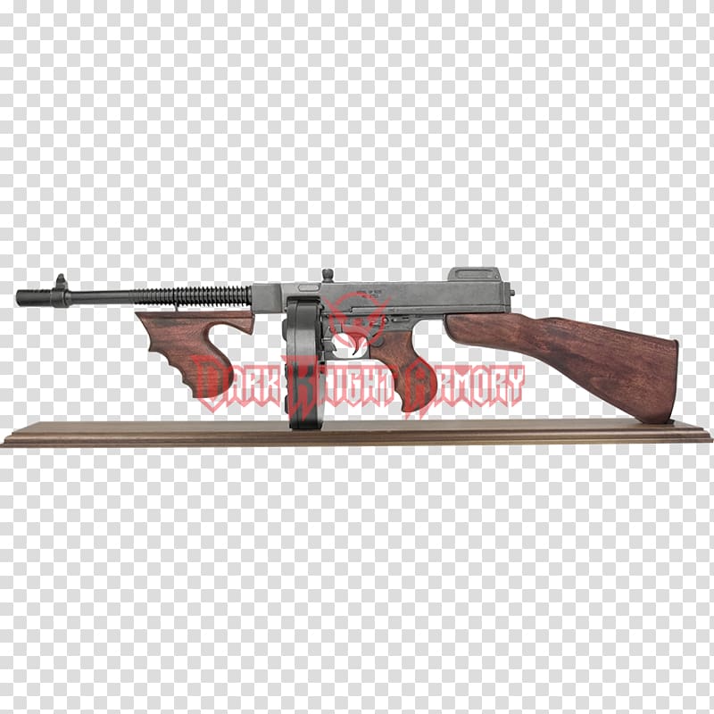 Thompson submachine gun Firearm Blank, machine gun transparent background PNG clipart