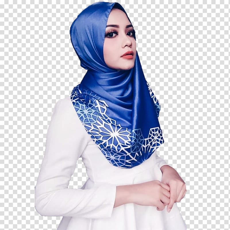 Satin Shawl Hijab BorongTudung.my Chiffon, satin transparent background PNG clipart