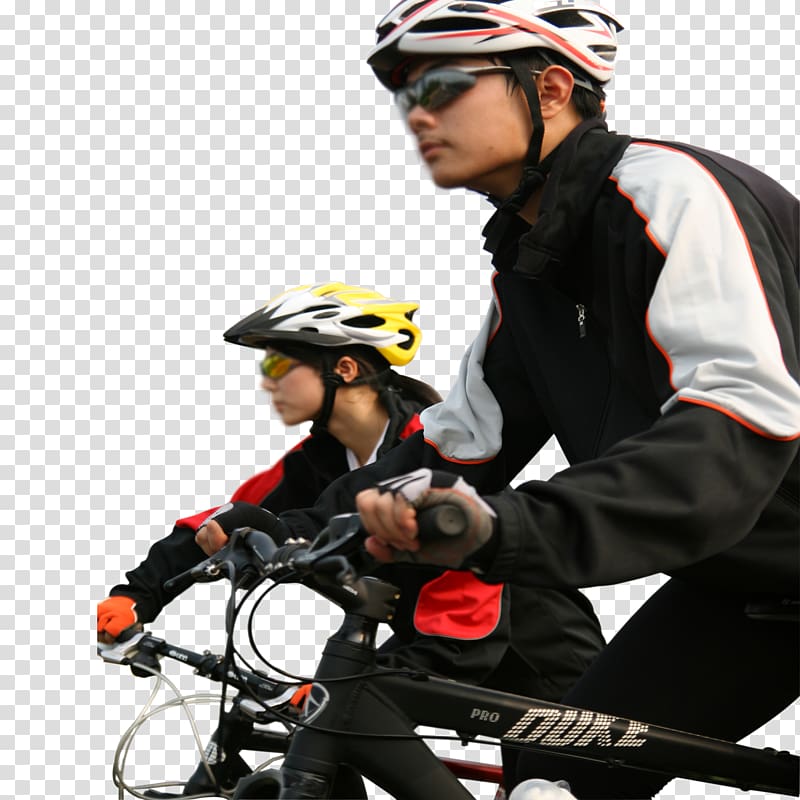 Bicycle helmet Car Cycling Mountain bike, Riding a mountain bike race transparent background PNG clipart
