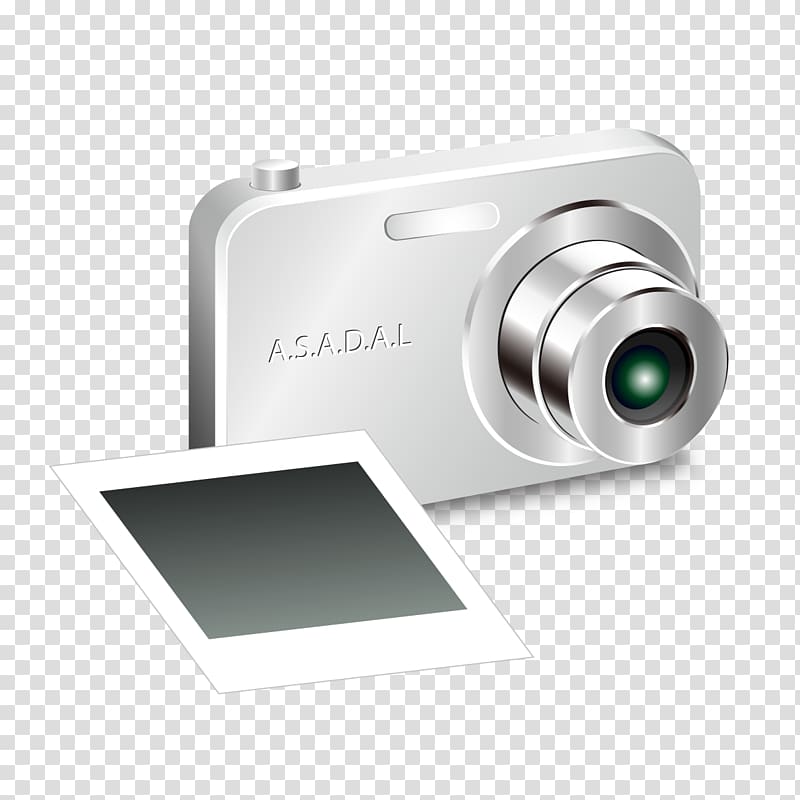 Mirrorless interchangeable-lens camera Digital camera, Silver Camera transparent background PNG clipart