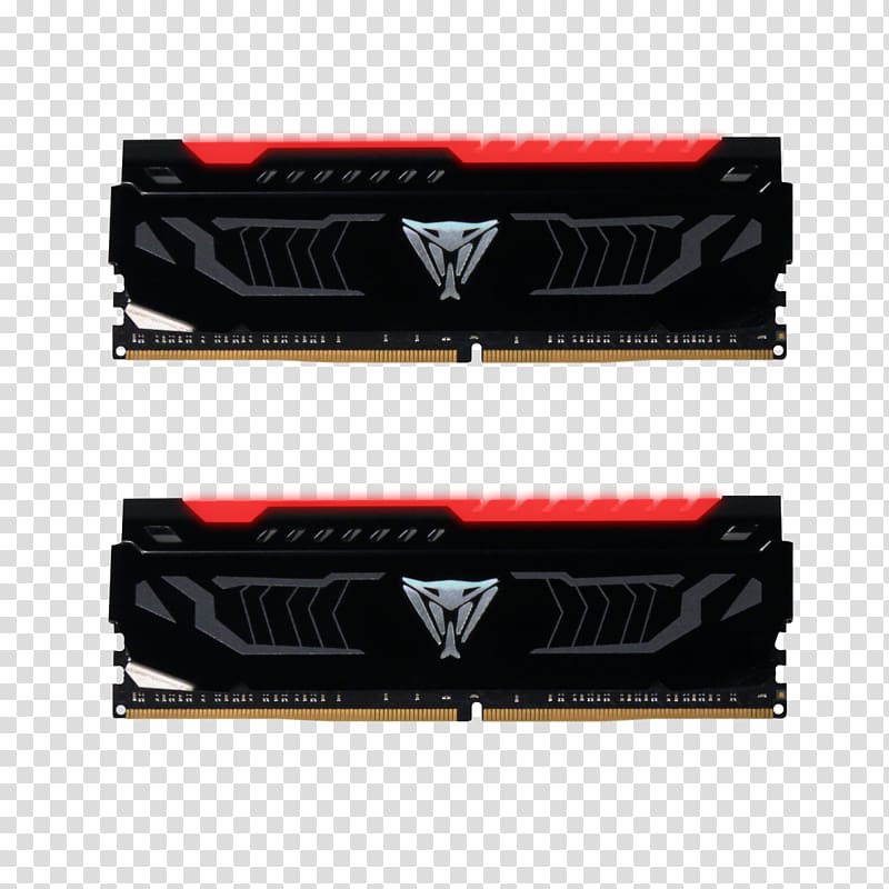 Corsair Ddr4 SDRAM Memory Module Computer data storage DIMM Light-emitting diode, dual transparent background PNG clipart