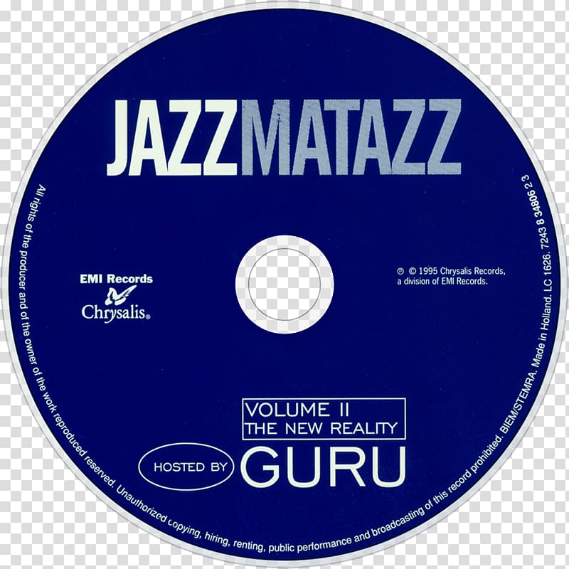 Faithless Compact disc AudioCulture Music Disc jockey, Jazzmatazz Vol 2 The New Reality transparent background PNG clipart