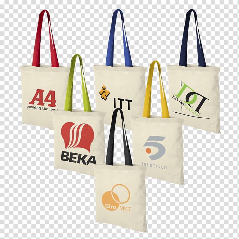Tote bag Paper Shopping Bags & Trolleys Promotional merchandise, canvas bag transparent background PNG clipart