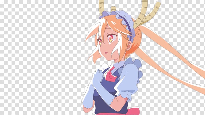 Anime Miss Kobayashi\'s Dragon Maid Mangaka, Tohru transparent background PNG clipart