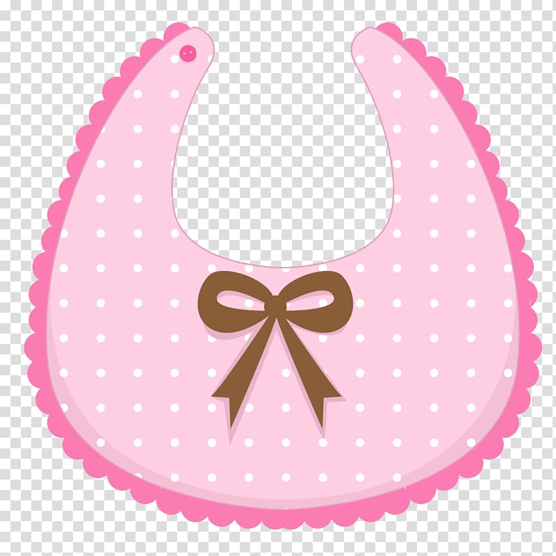 pink bib illustration, Infant Bib Girl , baby transparent background PNG clipart