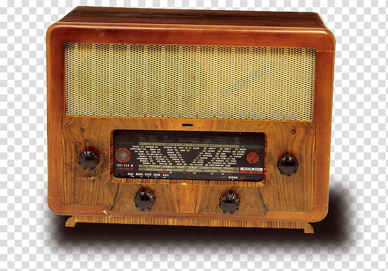 Antique radio u6536u97f3u673a, Wooden Classic Radio transparent background PNG clipart