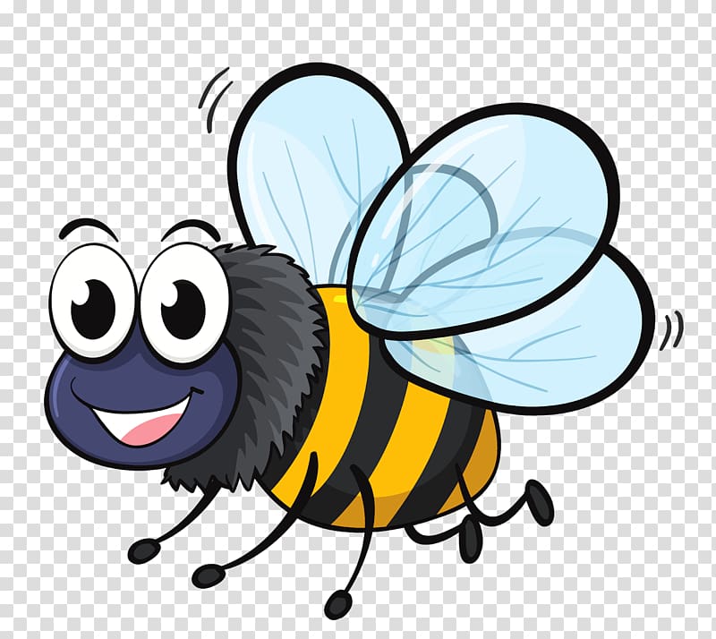 Insect Bee Cartoon , insect transparent background PNG clipart