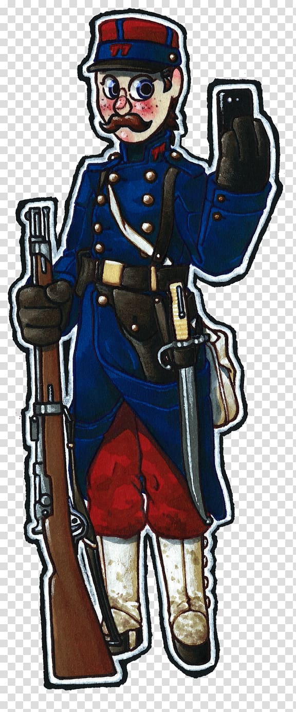 Cartoon Illustration Grenadier Uniform, core republic transparent background PNG clipart
