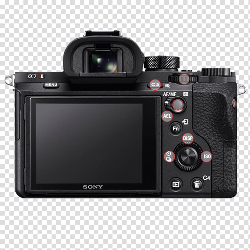 Sony α7R II Sony α7 II Sony Alpha 7S Canon EOS 5D Mark III, Camera transparent background PNG clipart