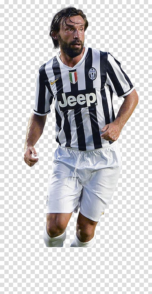 Andrea Pirlo Juventus F.C. Real Madrid C.F. Sports T-shirt, Andrea Pirlo transparent background PNG clipart