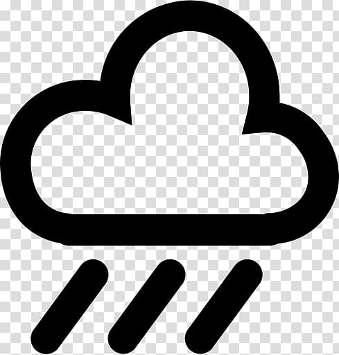 Rain Cloud Symbol Storm , weather creative transparent background PNG clipart