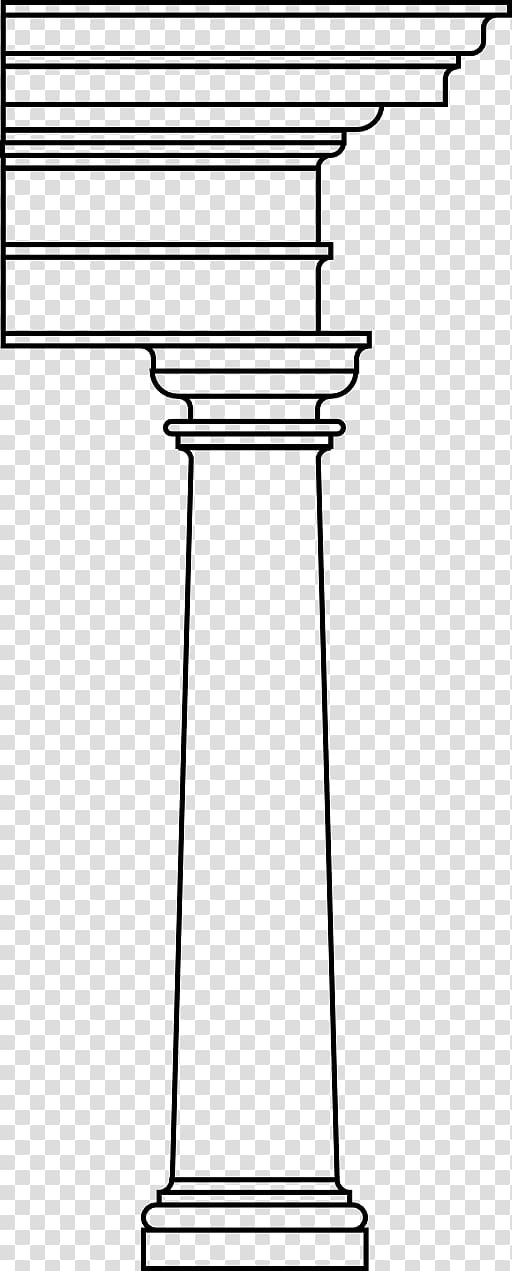 Tuscan order Classical order Entablature Ionic order Ancient Roman architecture, column transparent background PNG clipart
