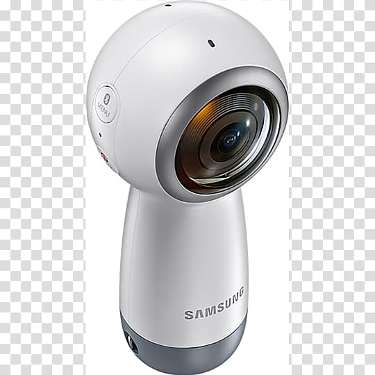 Samsung Gear 360 (2017) Immersive video Omnidirectional camera 4K resolution, Camera transparent background PNG clipart