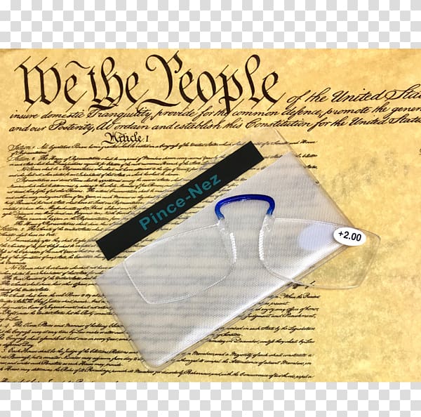 Preamble to the United States Constitution The Politically Incorrect Guide(tm) to the Constitution, pince nez transparent background PNG clipart