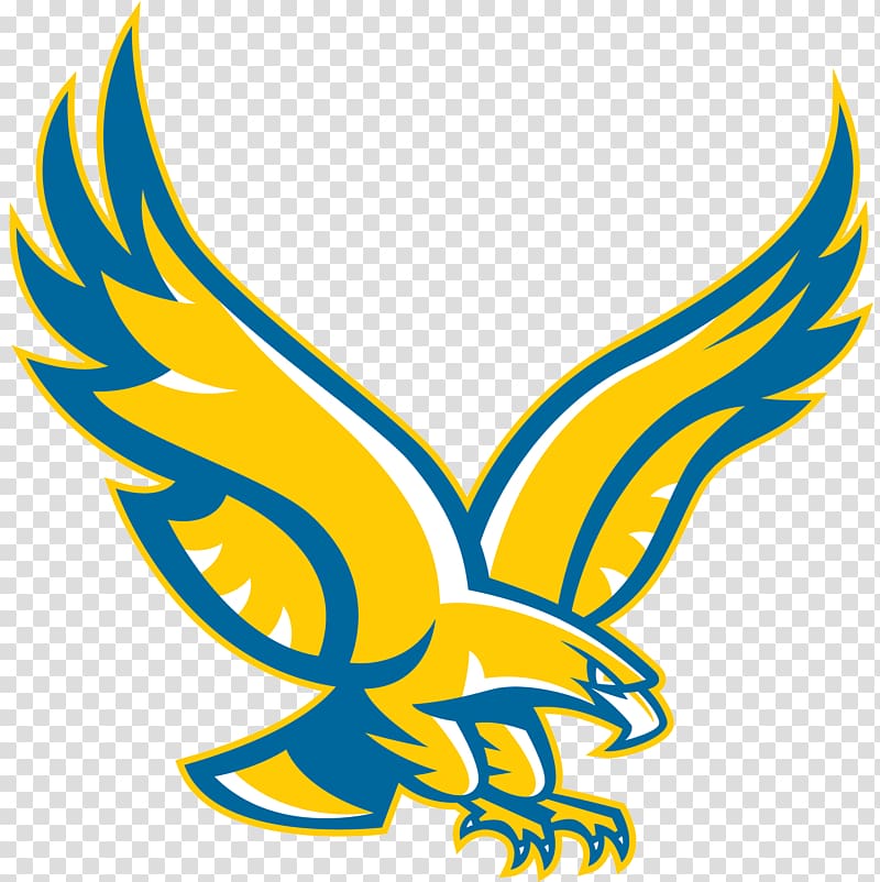 yellow and blue eagle illustration, Golden eagle Logo , eagle transparent background PNG clipart
