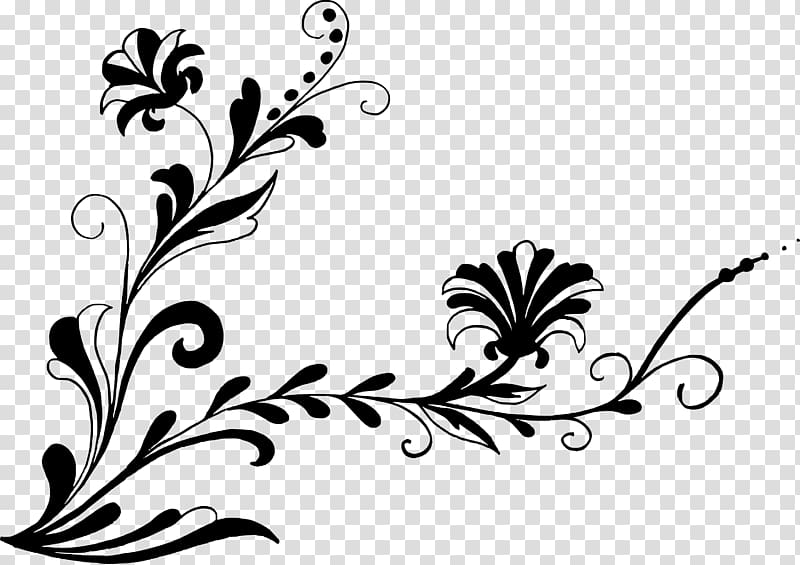 Flower Floral design Plant stem, floral corner transparent background PNG clipart