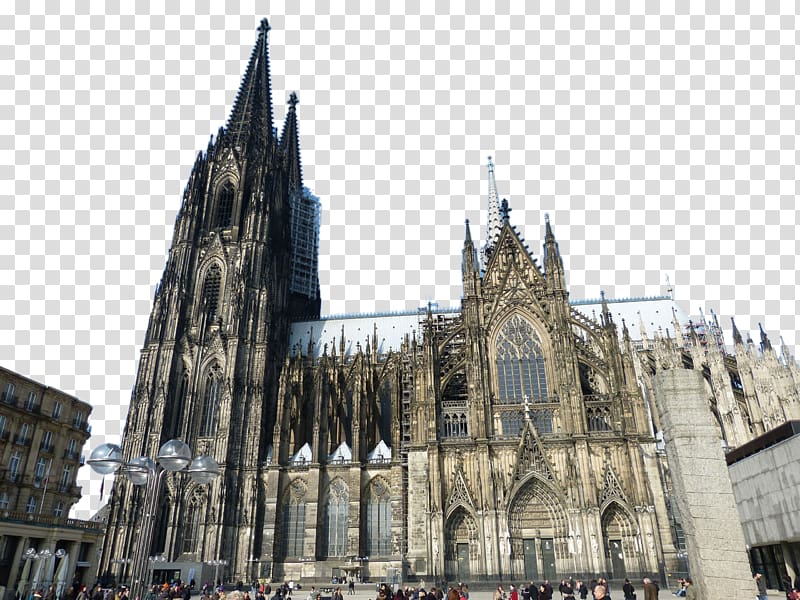 Cologne Cathedral Travel Tourism Tourist attraction, Cologne Cathedral panorama transparent background PNG clipart