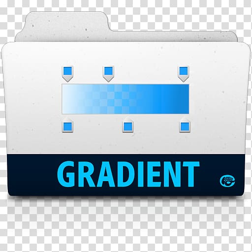 blue computer accessory brand multimedia, Gradient folder transparent background PNG clipart