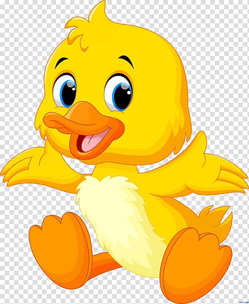yellow duckling illustration, Baby Ducks , duck transparent background PNG clipart