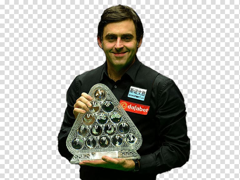 man holding billiard rack trophy, Ronnie O'Sullivan Winner Dafabet Masters transparent background PNG clipart