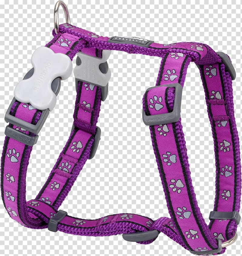 Dog harness Dingo Puppy Horse Harnesses, red paw transparent background PNG clipart