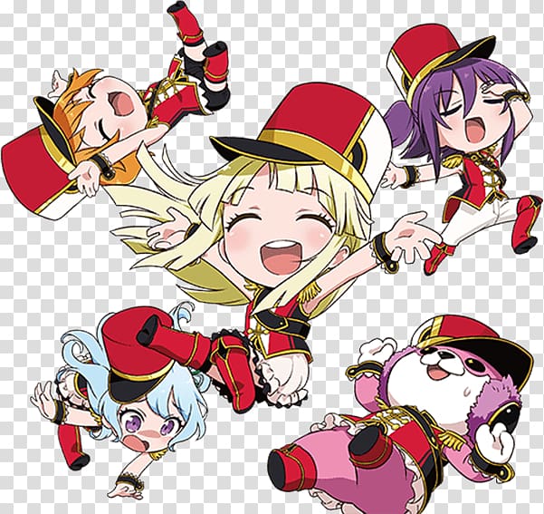 BanG Dream! Girls Band Party! Anime Seiyu Another, Anime transparent background PNG clipart