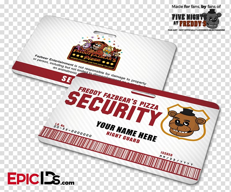 Freddy Fazbear's Pizzeria Simulator Pizza Name tag Restaurant Identity document, pizza transparent background PNG clipart