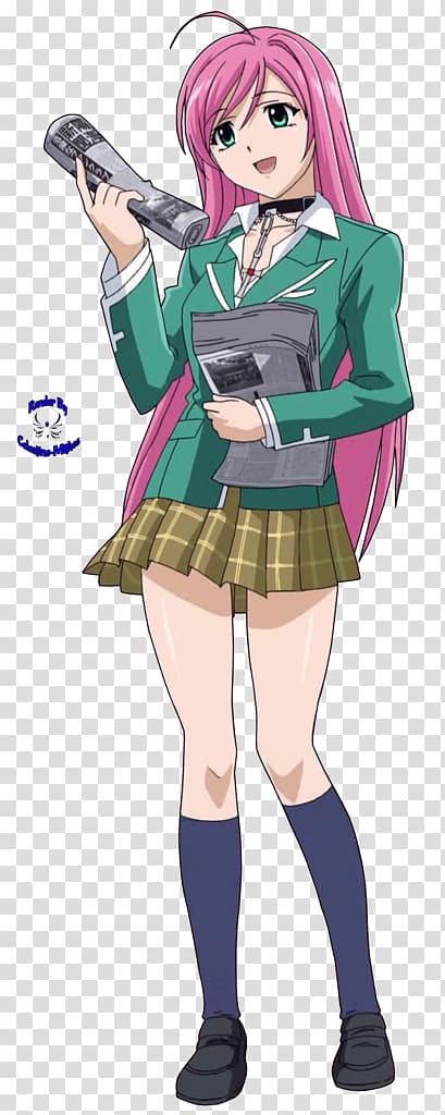 Moka Akashiya Rosario + Vampire Anime Character, others transparent background PNG clipart