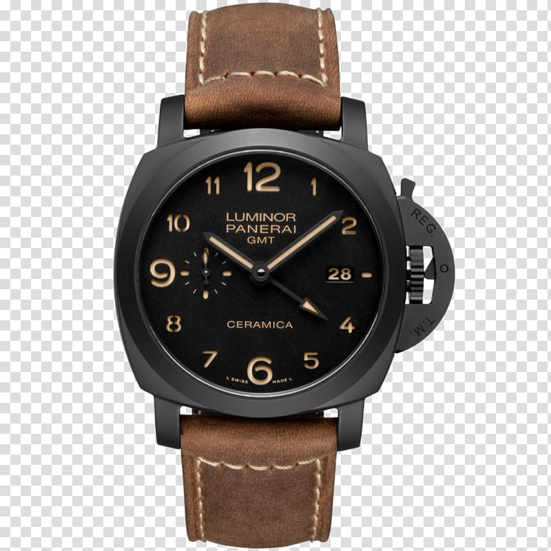 Panerai Automatic watch Radiomir Movement, watches transparent background PNG clipart