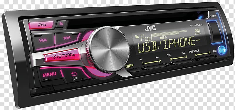 Vehicle audio ISO 7736 Radio receiver Compact disc Tuner, USB transparent background PNG clipart
