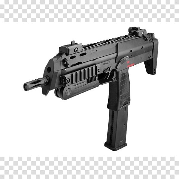 Airsoft Guns Heckler & Koch MP7 Blowback Rifle, Heckler Koch Sr9 transparent background PNG clipart