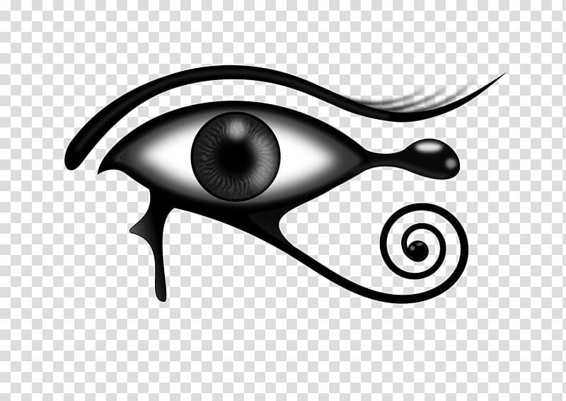 Ancient Egypt Eye of Horus Egyptian Eye of Ra, Eye transparent background PNG clipart