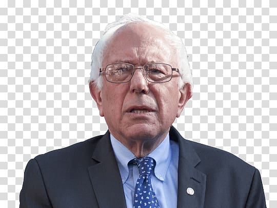 man in blue suit jacket and necktie with eyeglasses, Bernie Sanders Concerned transparent background PNG clipart