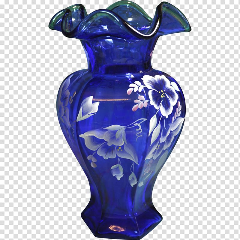 Vase Cobalt blue Milk glass Living room, vase transparent background PNG clipart