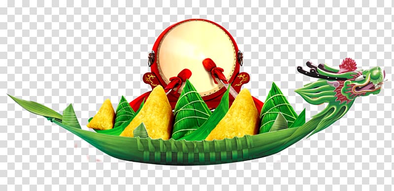 Zongzi Dragon Boat Festival Bateau-dragon , Dragon Boat Festival Dragon Boat Hand Painted transparent background PNG clipart