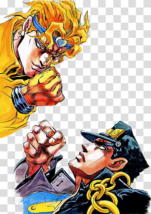 Dio Brando JoJo's Bizarre Adventure: All Star Battle Manga, Jotaro Kujo  transparent background PNG clipart