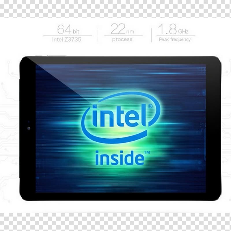 Display device Tablet Computers Intel Capacitive sensing Android, intel transparent background PNG clipart