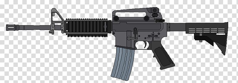 Tippmann Paintball Guns M4 carbine Airsoft Guns, m4 carbine transparent background PNG clipart